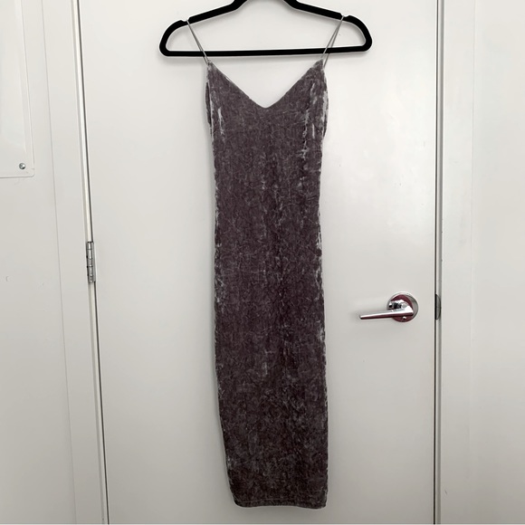 Revamped Crushed Velvet Cocktail Dress - Picture 3 of 6